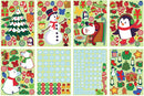 Christmas Characters Window Clings, 300 Pcs