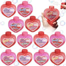 12Pcs Big Heart-shaped Bubble Wands