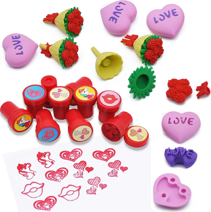144Pcs Valentines Party Supplies?aValentines Day Gifts for Kids Classroom