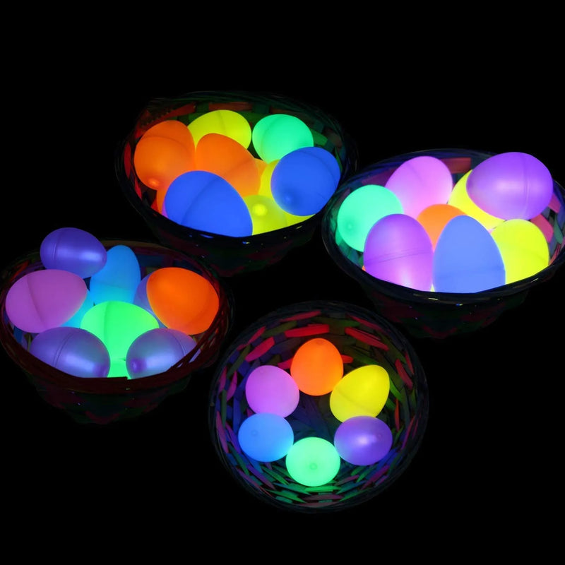 144Pcs Mini Glow Sticks Prefilled Easter Glow Eggs