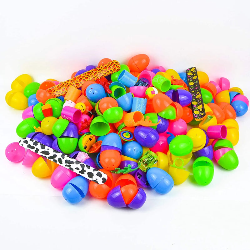 144Pcs Assorted Toys Prefilled Easter Eggs