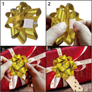 Gift Wrap String and Bows (Red, Gold, Green), 47 Pack