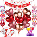 14Pcs Valentines Party Decoration with Balloon