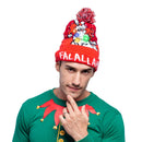 Christmas Falalallama Llama Lit-up Knitted Beanie