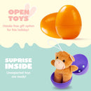 15Pcs Plush Animals Prefilled Easter Eggs