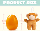 15Pcs Plush Animals Prefilled Easter Eggs