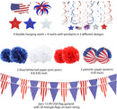 July 4th Party Supplies, 34 Pcs