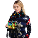 Christmas Lit-up Knitted Scarf