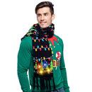 Christmas Lit-up Knitted Scarf