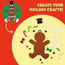 16Pcs Foam Christmas Character Ornaments