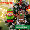 16Pcs Foam Christmas Character Ornaments