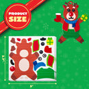 16Pcs Foam Christmas Character Ornaments