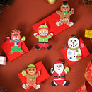 16Pcs Foam Christmas Character Ornaments
