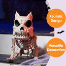 16in Halloween Poseable Puppy Skeleton Pose-N-Stay Plastic Dog Bones