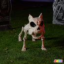 16in Halloween Poseable Puppy Skeleton Pose-N-Stay Plastic Dog Bones