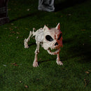 16in Halloween Poseable Puppy Skeleton Pose-N-Stay Plastic Dog Bones