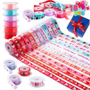 18 Rolls Grosgrain Satin Fabric Ribbon