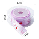 18 Rolls Grosgrain Satin Fabric Ribbon