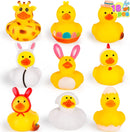 18Pcs Easter Cute Yellow Rubber Duckies