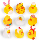 18Pcs Easter Cute Yellow Rubber Duckies