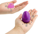 18Pcs 3.15in Glow in the Dark Mochi Squishy Toys Prefilled Easter Eggs for Easter Egg Hunt