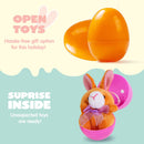 18Pcs Plush Animal Toys Prefilled Easter Eggs 2.23in