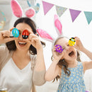 18Pcs Easter Wooden Percussion Musical Egg Maracas