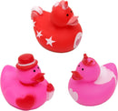 18pcs Mini Size Valentines Day Rubber Ducks