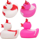 18pcs Mini Size Valentines Day Rubber Ducks