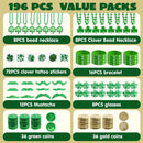 196Pcs St.Patrick's Day Party Favor Accessories
