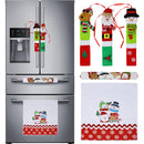 Christmas Kitchen Appliance Handle Covers, 5 Pcs