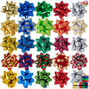 3 inch Christmas Gift Bows, 75 Pcs