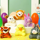 12Pcs Animal Plush Toys Prefilled Easter Eggs 2.5in