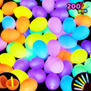200Pcs Easter Glow Sticks Prefilled Easter Eggs 2.4in