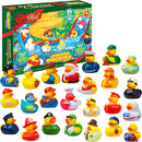 24 Days Advent Calendar Countdown Working Rubber Ducks