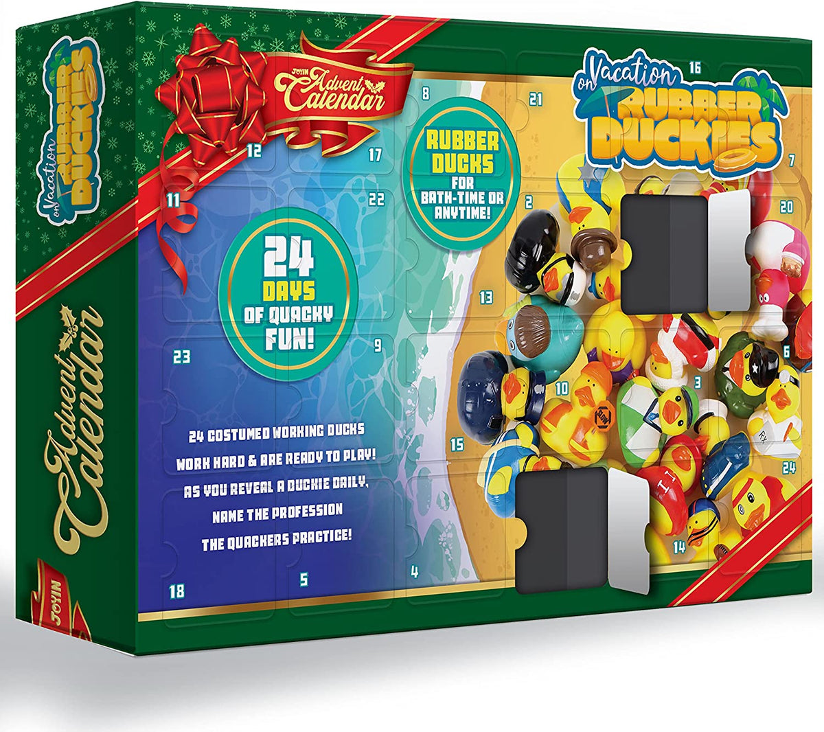 24 Days Countdown Advent Calendar Working Rubber Ducks - JOYIN 24 Days Countdown Advent Calendar Working Rubber Ducks - JOYIN