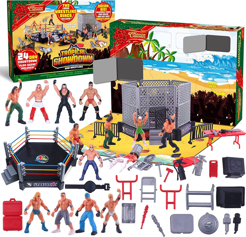 24 Days Advent Calendar Wrestling Toy