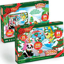 Advent Calendar with Animal Erasers