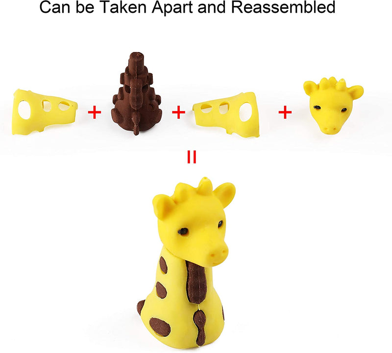 JOYIN Advent Calendar with Animal Erasers JOYIN Advent Calendar with Animal Erasers