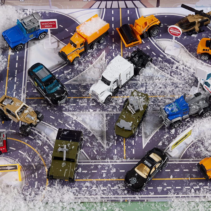 Advent Calendar with Die-Cast Essential Vehicles