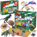 Advent Calendar with Dinosaur Dig and Clay Kit