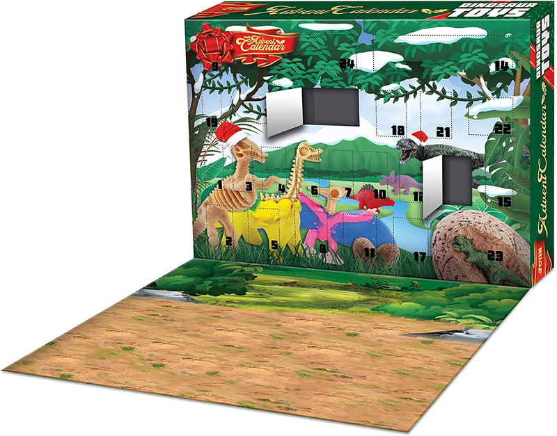 Advent Calendar with Dino Dig and Clay Kit
