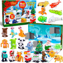 Christmas Countdown Advent Calendar Wind Up Toys, 24 Pcs