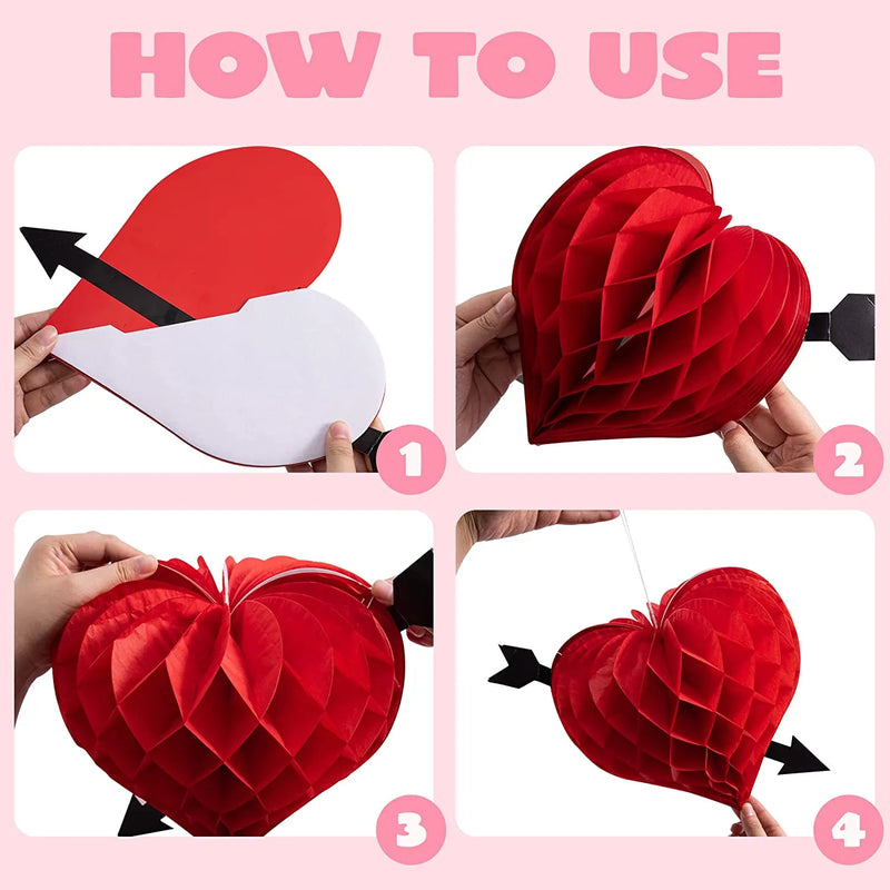 20Pcs Valentines Day Decoration Kit