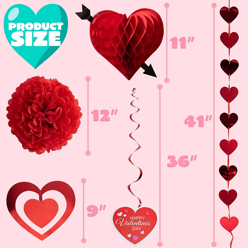 20Pcs Valentines Day Decoration Kit