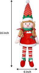 Elf Plush Christmas Satiated Toys, 2 Pack