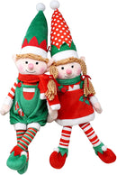 Elf Plush Christmas Satiated Toys, 2 Pack