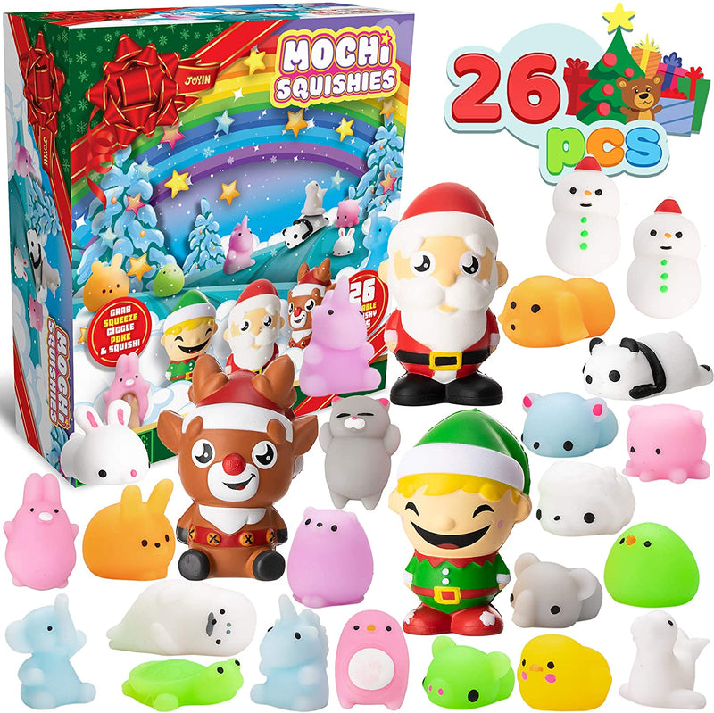 Mochi Squishes & Slow-Rising Squishes, 26 Packs