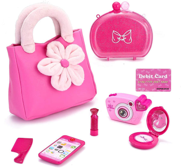 Toy Purse Pretend My First Purse Princess Set for Girls, Toy Handbag with  Pretend Play for Kids, 17 Pcs - Walmart.com