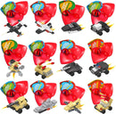 24 Pcs Prefilled Hearts with Valentines Day Cards for Kids-Classroom Exchange Gifts